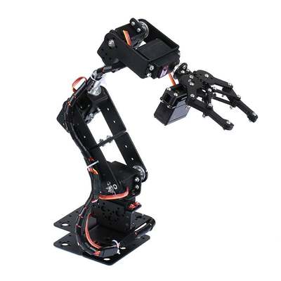 6DOF自由度机械臂 机械手 机器人创客教学平台 多自由度机械手爪