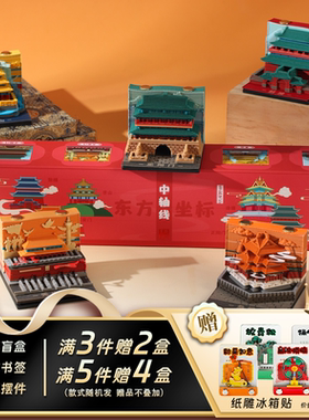 北京中轴线3d立体2026年纸雕日历便签手撕北京天安门文创纪念礼品