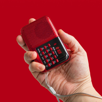 金正S61插卡收音机老年充电听戏机便携式音响FM收音机超长播放