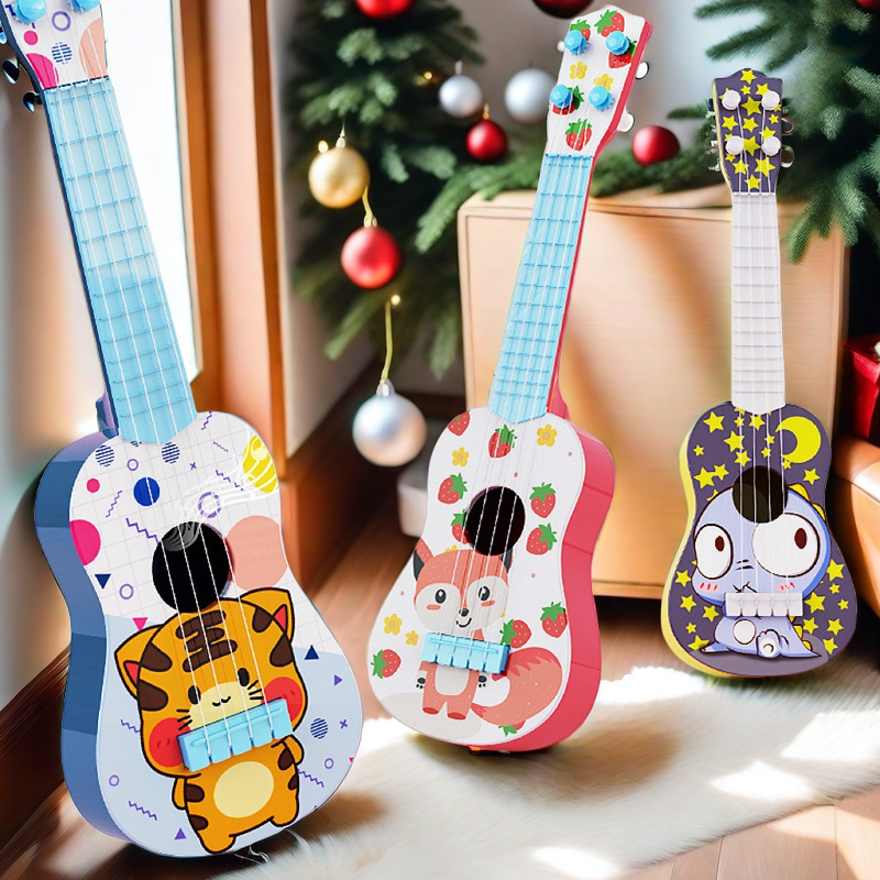 尤克里里儿童小吉他玩具女孩男孩初学者可弹奏乐器小提琴乌克丽