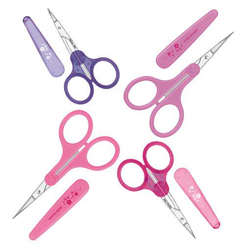 끝이 뾰족한 작은 가위 날카로운 자수실 초극세 가위 핸드메이드 메이크업 눈썹 다듬기 실밥 제거 끝이 뾰족한 작은 가위 팔꿈치 끝