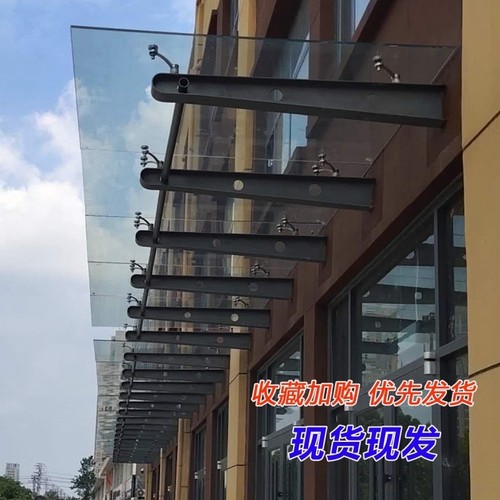 定制304201不锈钢雨棚钢梁牛腿支架H型钢结构挑梁玻璃幕墙爪件