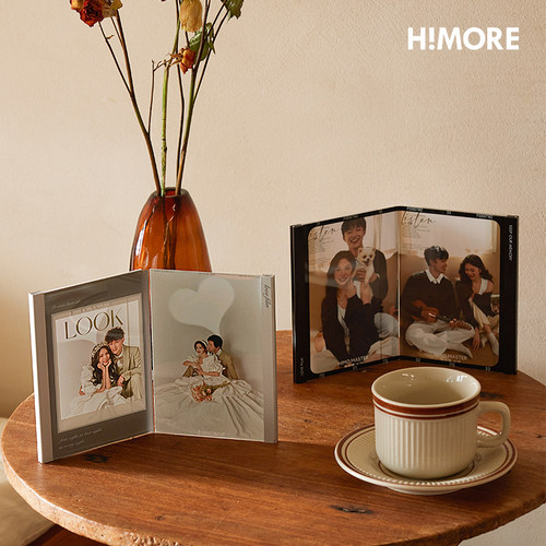 himore海马体亚克力折叠页相框