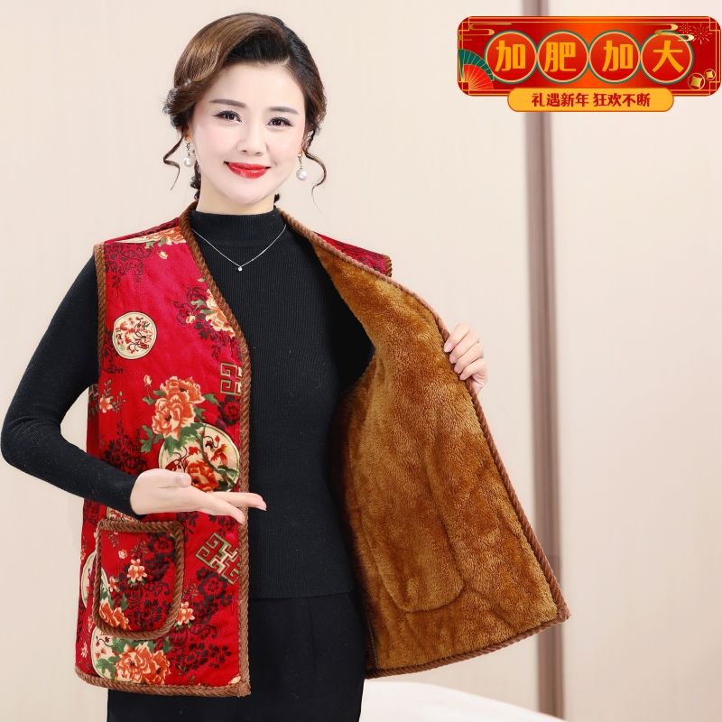 中老年妈妈装加肥加大码