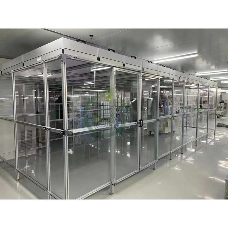 FFU无尘车间百级洁净棚简易洁净棚净化棚无尘棚无尘车间净化工