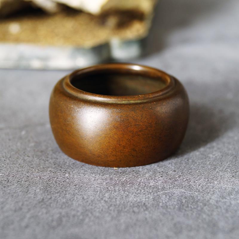 厂价苏工精铜迷你圈足香炉塔香线香香插香篆炉宣德炉礼佛供奉香炉