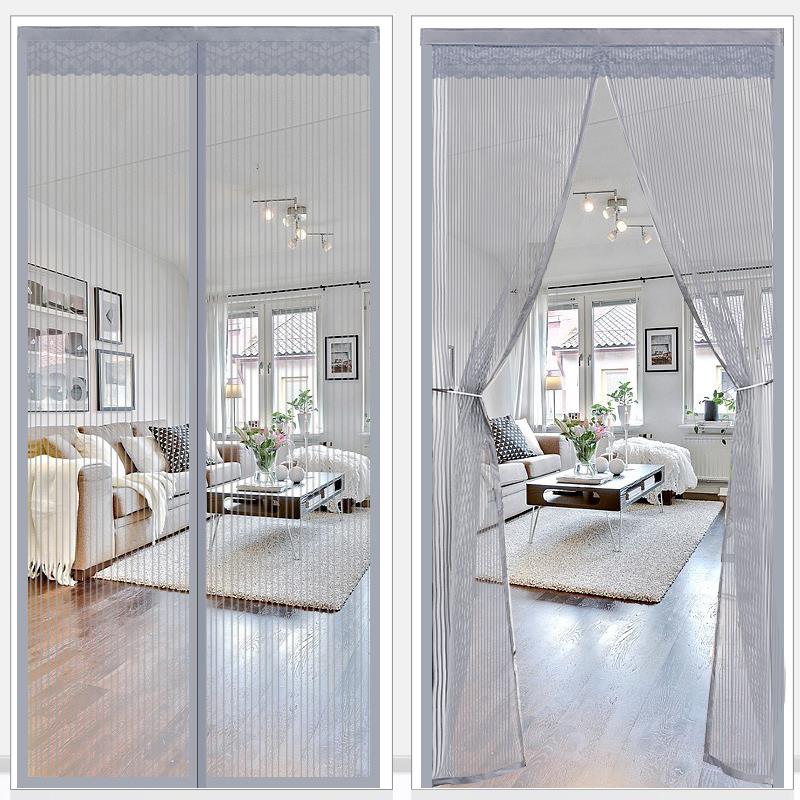 防蚊门帘隔断窗魔术贴纱窗网蚊帐磁铁磁性自吸家用免打孔夏季纱门