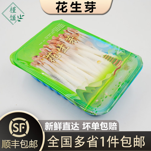 新鲜花生芽500g/盒食用花生苗