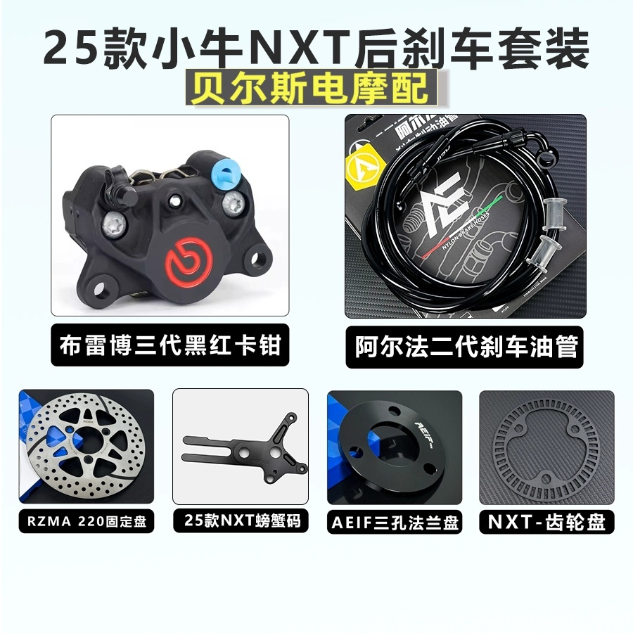 FJN GP10缎造大辐射赛道卡钳适用九号E300P MZ M95 极核AE5 小牛