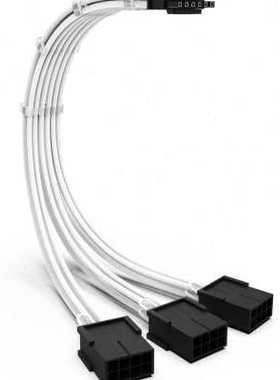 3090Ti显卡16Pin(12+4)4080转3x8PIN电源延长线PCIE5.0编织转接线