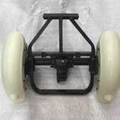 小龟车王电动三轮车配件代步龟5改装 三轮车全套泥瓦后桥轮毂车架