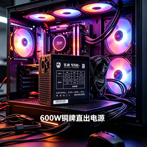 驿晨宇玄武550V4电脑电源台式机