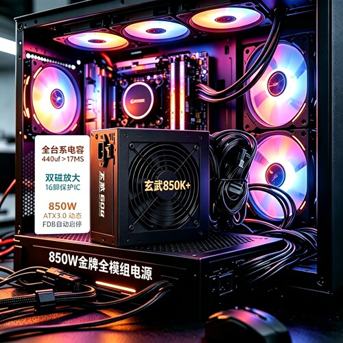尘雨科技玄武850K＋金牌全模组