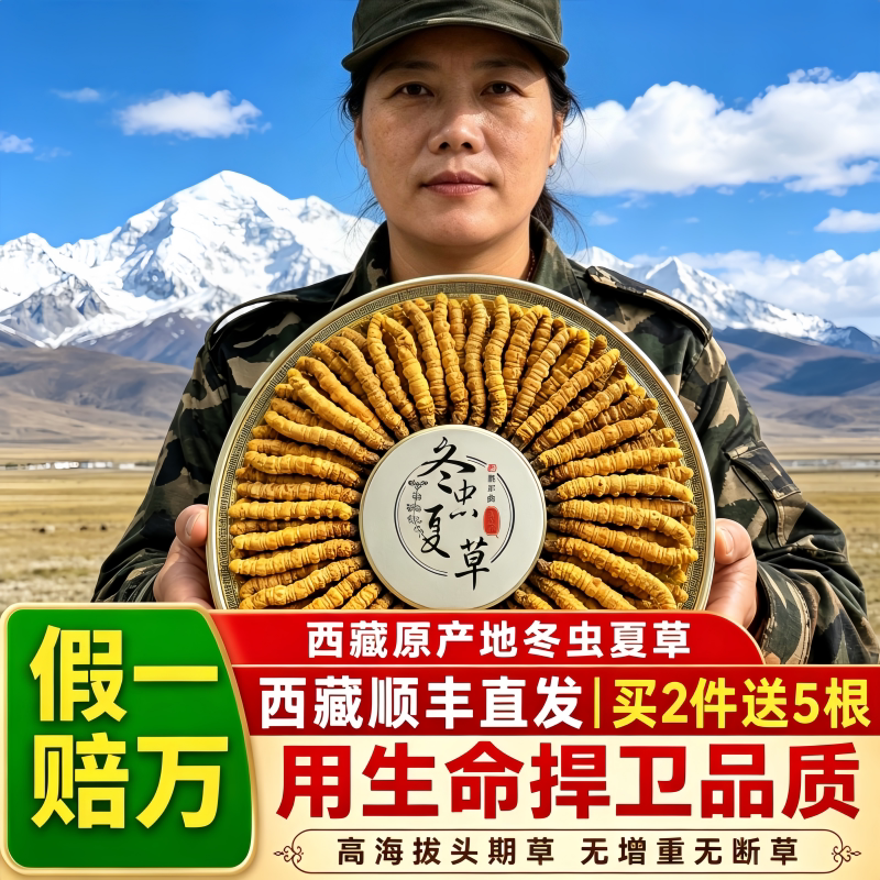 冬虫夏草官方旗舰店正品26高品质