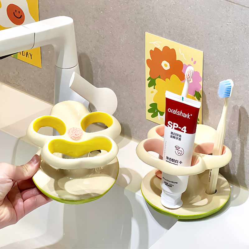 花朵电动牙刷置物架2025新款