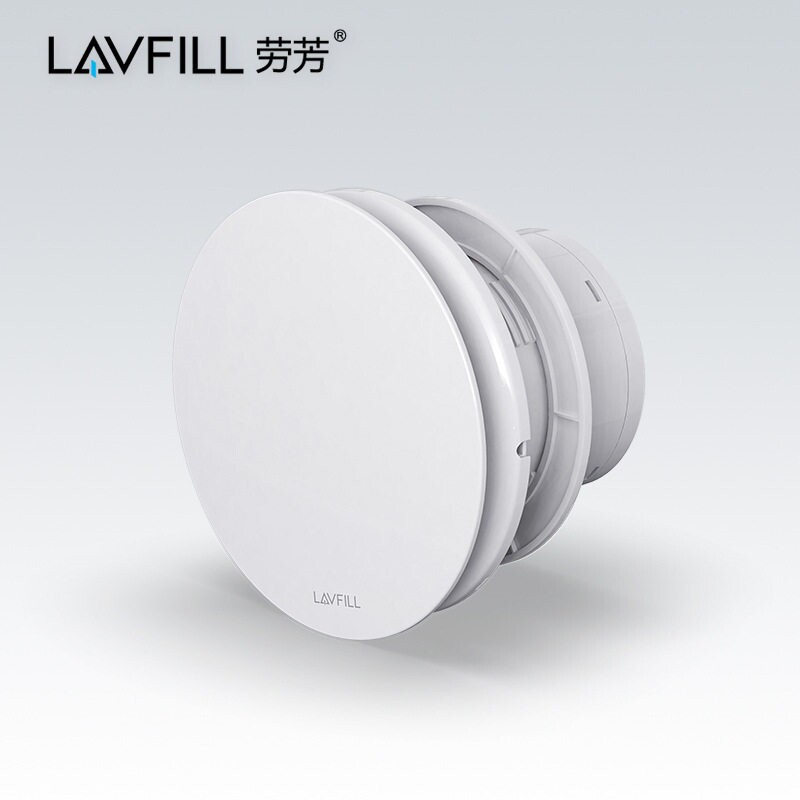 劳芳排气扇4寸6寸家用换气扇100m风扇150mmm墙壁玻璃酒店卫生间排