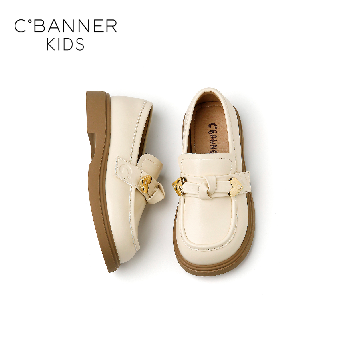 千百度公主鞋女童小皮鞋