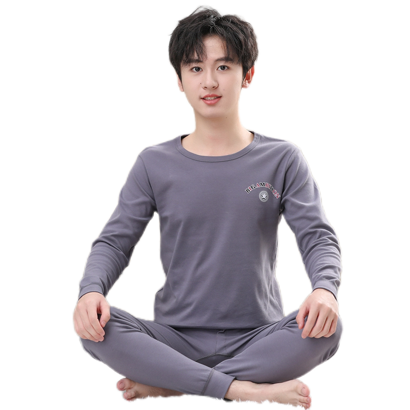 青少年内衣套装秋衣秋裤
