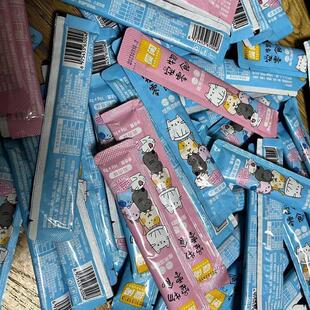 热销新日期樱闲宠物小猫咪零食猫条营养膏猫粮鱼干三文鱼金枪鱼幼