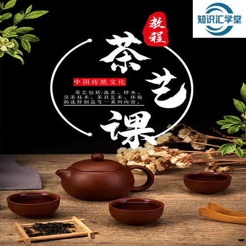 新茶艺师茶道培训课程视频教程从入门到精通零基础新手泡茶师品茶