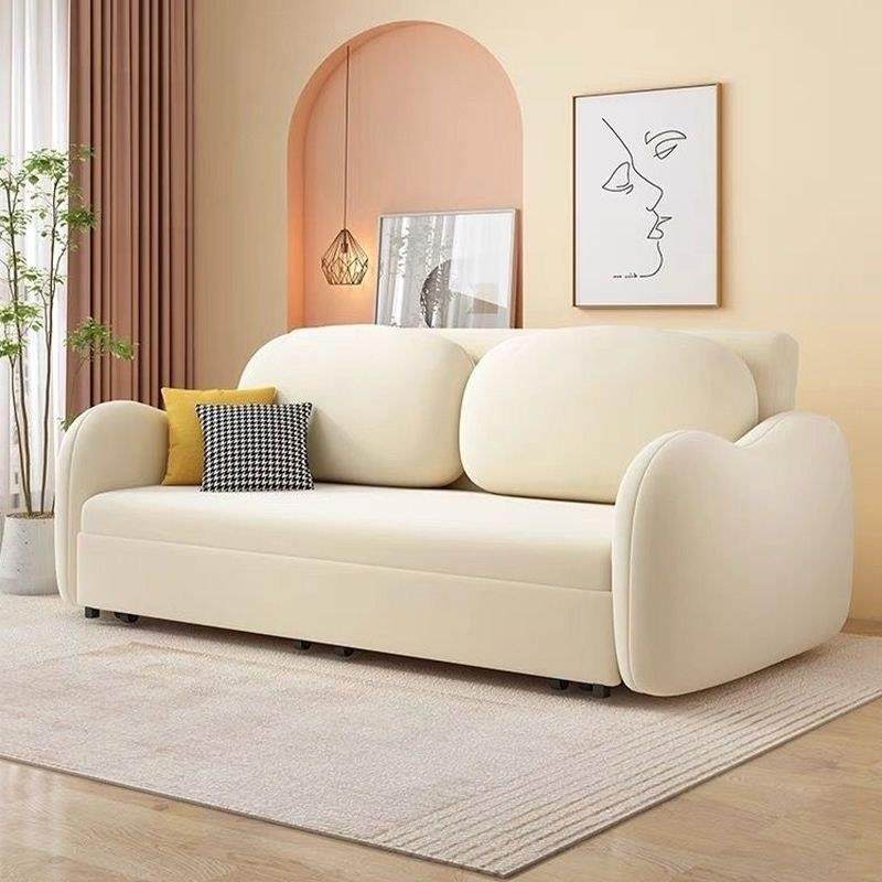 沙发床多功能可折叠坐卧两用客厅小户型奶油风双人储物沙发可变床