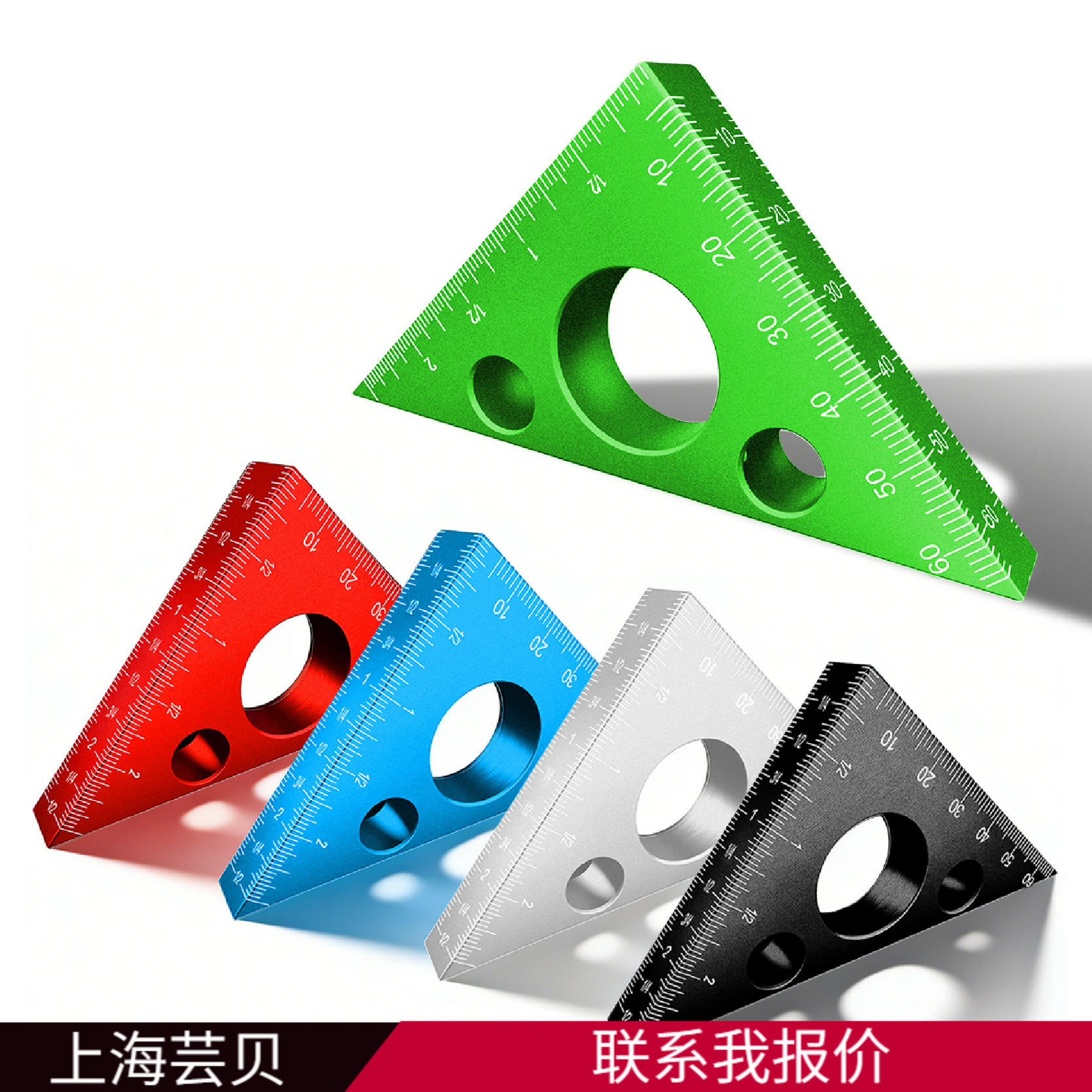 钢尺定位块钢板尺限位器木工划线用滑块划线限位尺直尺固定器工具图片