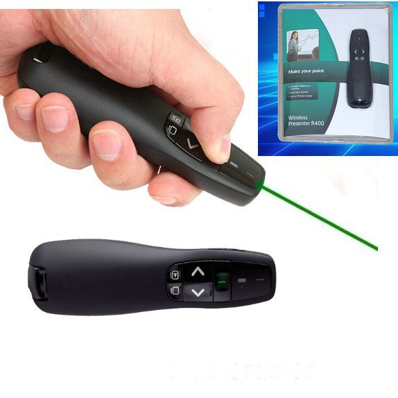厂家直销R400无线演示器红光绿