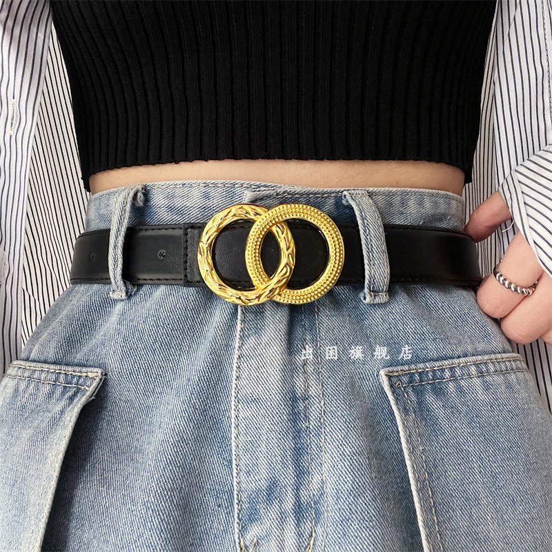 设计感小众皮带女百搭