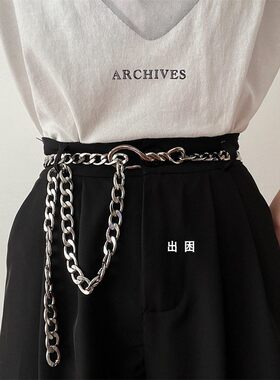 金属链条女钩子铁链身体链女士
