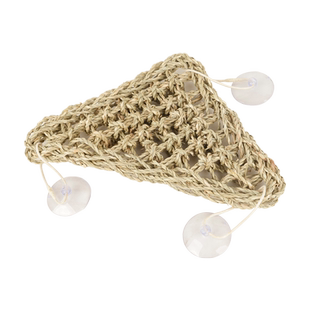 爬宠吊床守宫玩具躲避窝鬃狮蜥造景蜥蜴小窝晒网爬虫树蛙攀爬藤条