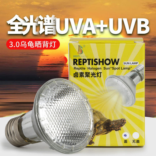爬宠乌龟晒背灯全光谱太阳补钙灯