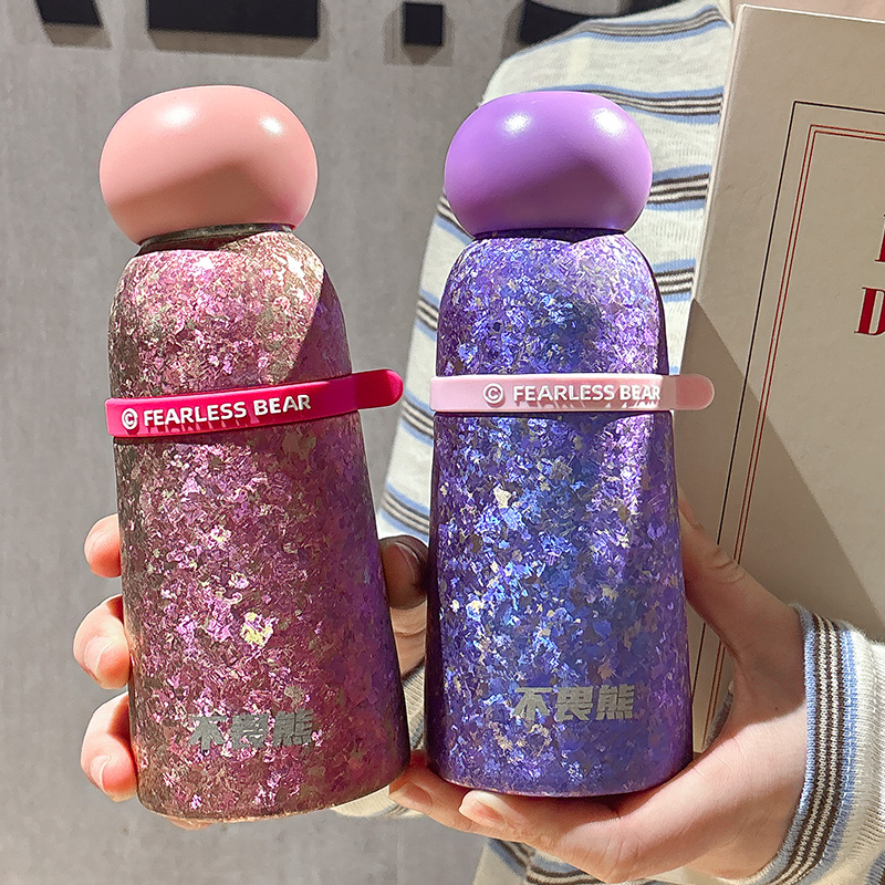 不畏熊灵犀杯纯钛保温杯