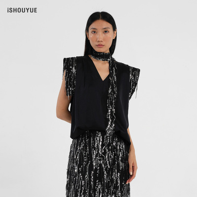 iSHOUYUE夜阙风生亮片宽袖口