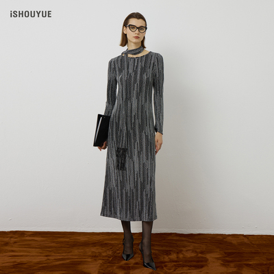 优雅气质连衣裙超弹显瘦