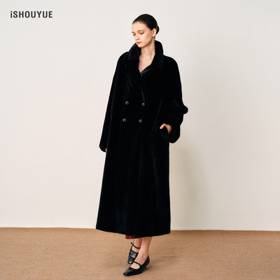 沐光雅宴静奢环保皮草大衣