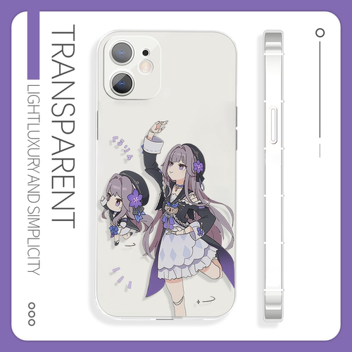 日系黑塔可爱萝莉苹果16pro手机壳15硅胶二次元vivos18适用于iQOOz9魅族21红米k70oppok11x小米14一加13真我q