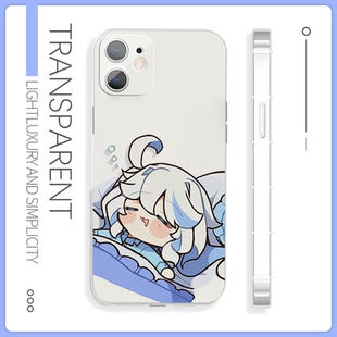 可爱搞怪芙宁娜苹果16手机壳硅胶二次元xs小米15一加13vivos20适用于iQOOz9魅族21红米k80至尊版oppok11x真我