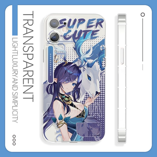 创意原神菈乌玛二次元手机壳iQOOz10苹果16pro荣耀400硅胶一加ace5适用于vivox200华为p70小米15红米k80e三星