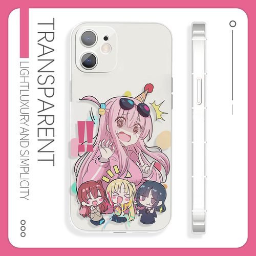 手机壳二次元后藤一里搞怪苹果16硅胶小米15红米k80三星vivos20适用于14华为p70iQOOneo10魅族20一加8oppok12