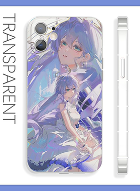 韩系唯美紫色知更鸟苹果16pro手机壳硅胶二次元小米15一加13vivos18适用于iQOOz9魅族21红米k70至尊版oppok11