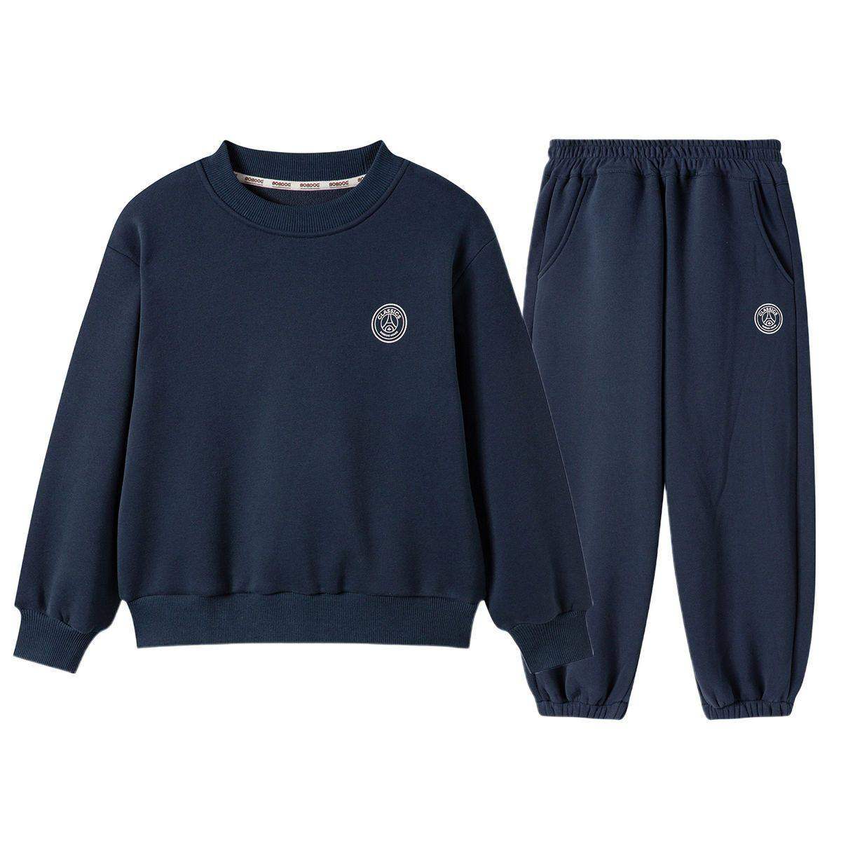 巴布豆男女童秋冬季套装2025新款中大儿童加绒加厚卫衣卫裤两件套,童装/婴儿装/亲子装,套装,淘宝优惠券,粉丝福利购,淘宝优惠卷