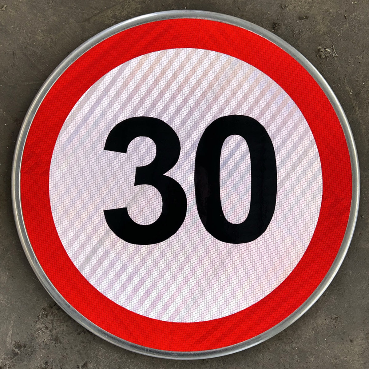 交通标志牌圆形限速行驶反光禁令标志道路安全停车场小区厂区铝板