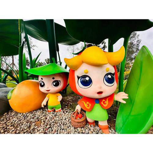 大型创意玻璃钢雕塑卡通人物雕塑室内户外幼儿园广场组合美陈摆件