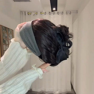 假发发箍一体真发头套女丸子头蓬松自然无痕款高颅顶神器真人发丝