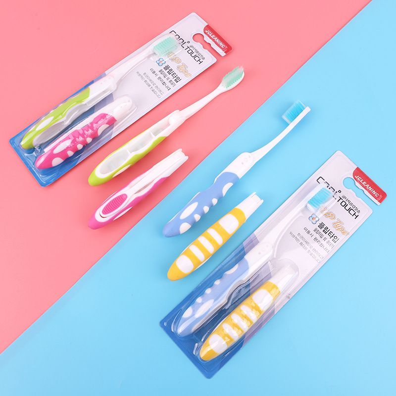 毛毛虫旅行折叠牙刷通用