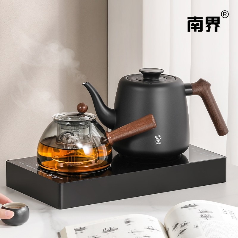 鸣盏全自动上水电热水壶茶台一体茶器嵌入式电陶炉泡茶专用保温煮,厨房电器,电热水壶,淘宝优惠券,粉丝福利购,淘宝优惠卷