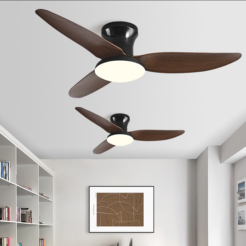 2025新款客厅餐厅风扇灯变频静音体带风扇的吊灯吸顶吊扇灯家用一