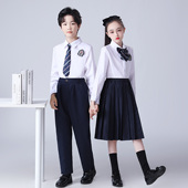新款 中小学生大合唱团演出儿童学院风校服毕业照升旗朗诵比赛礼服