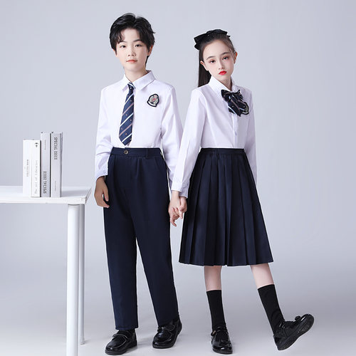 新款纯棉学生合唱朗诵服装