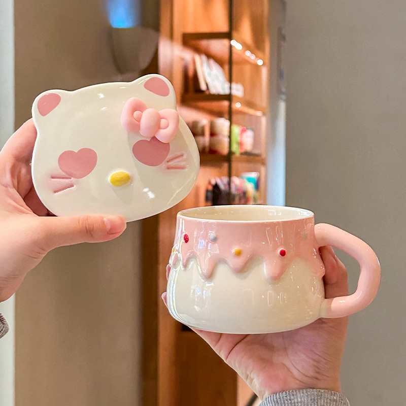 生日礼物可爱凯蒂猫陶瓷马克杯